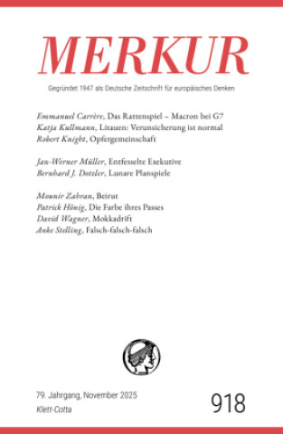 Βιβλίο MERKUR 11/2025, Jg.79 Christian Demand