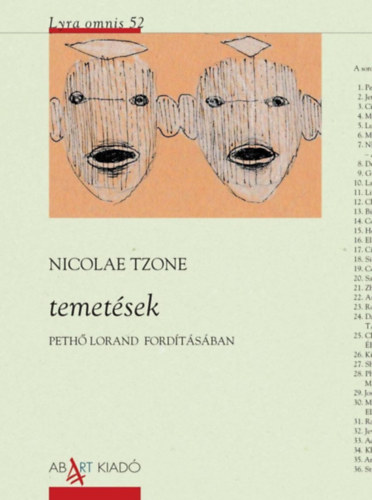 Kniha Temetések Nicolae Tzone