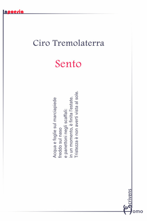 Könyv Sento Ciro Tremolaterra