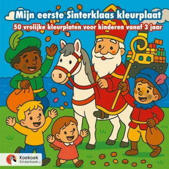 Boek Mijn eerste Sinterklaas kleurplaat Koekoek Kinderboek