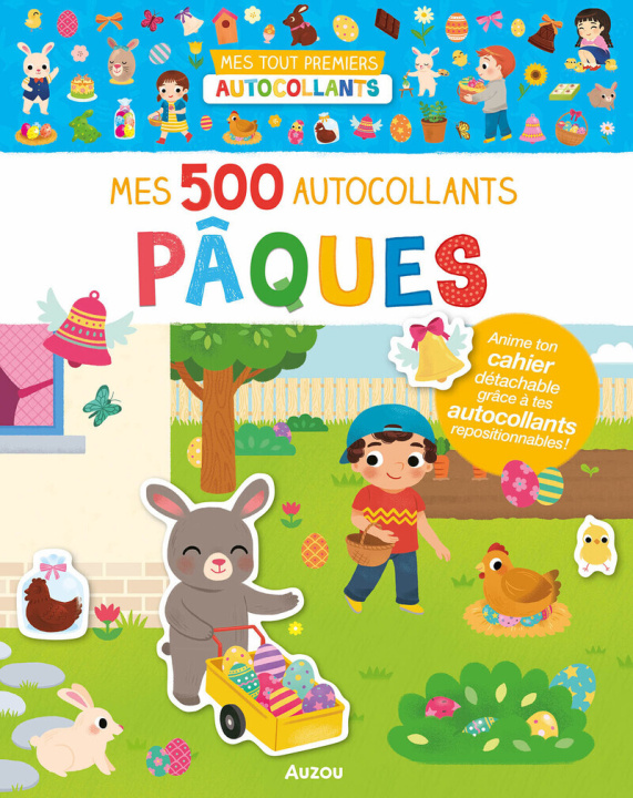 Βιβλίο Mes 500 autocollants pâques 