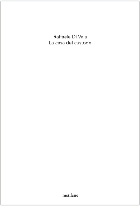 Knjiga casa del custode Raffaele Di Vaia