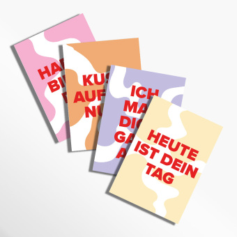 Hra/Hračka Grußkarten-Set: Bunt 