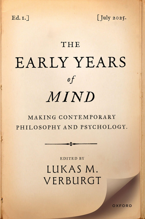 E-book Early Years of Mind Lukas M. Verburgt