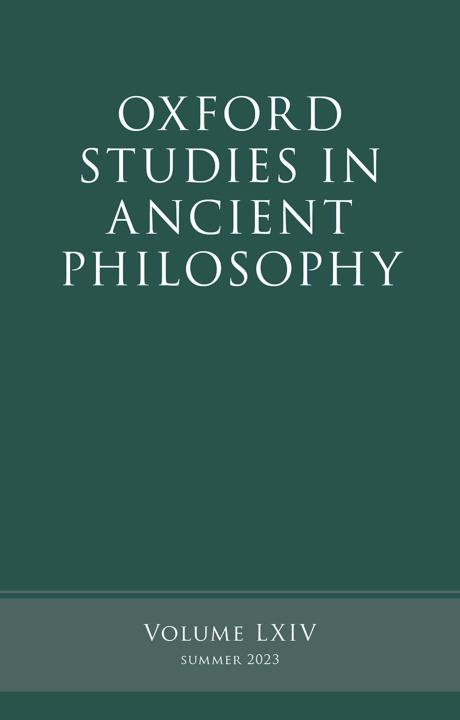 E-knjiga Oxford Studies in Ancient Philosophy Rachana Kamtekar
