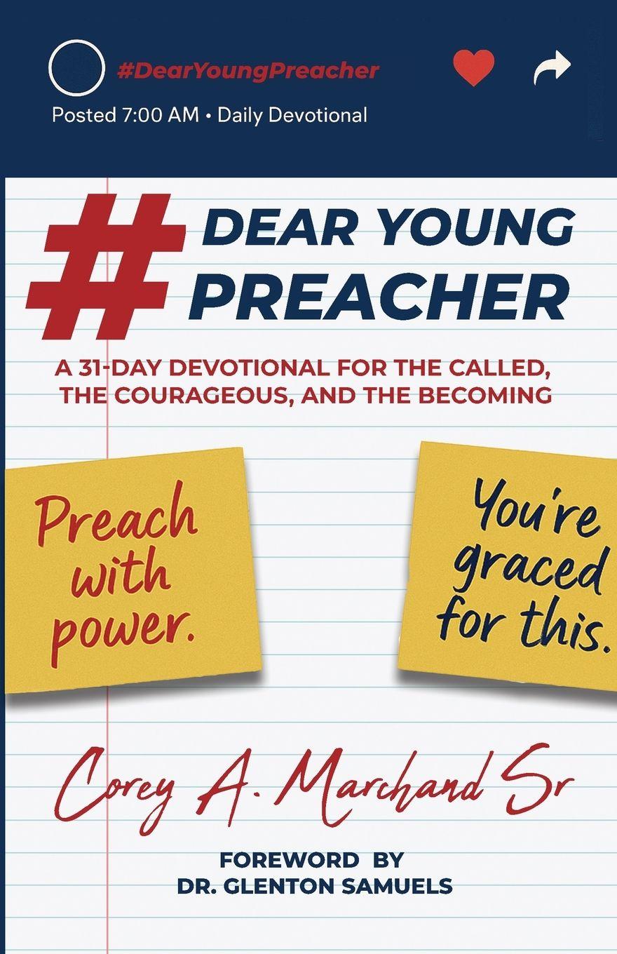 Kniha #DearYoungPreacher Corey A Marchand