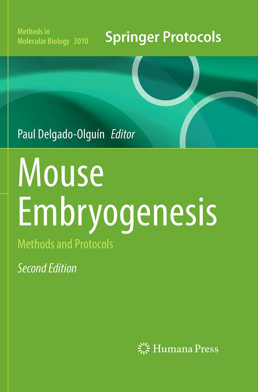 Kniha Mouse Embryogenesis Paul Delgado Olguin