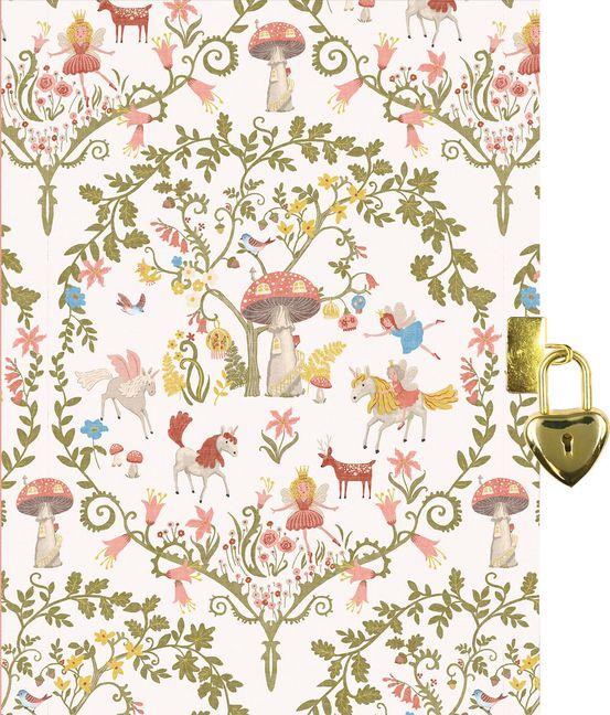 Book Enchanted Forest Locking Journal (Diary with Lock) 