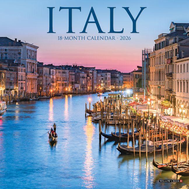 Knjiga Italy 2026 7 X 7 Mini Wall Calendar 
