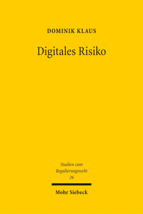 Knjiga Digitales Risiko Dominik Klaus