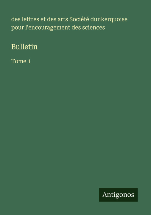 Knjiga Bulletin Société dunkerquoise