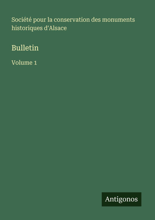 Kniha Bulletin Société pour la conservation