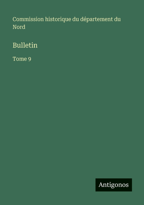 Kniha Bulletin Commission historique Nord