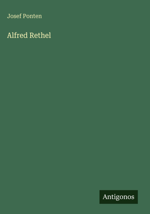 Knjiga Alfred Rethel Josef Ponten
