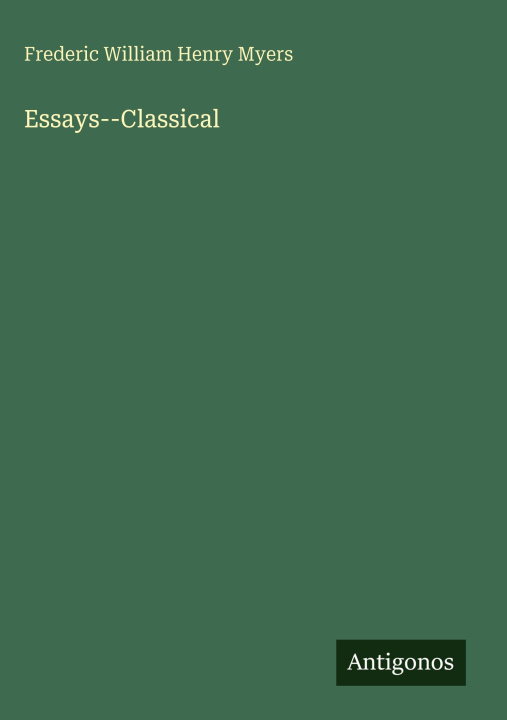 Kniha Essays--Classical 