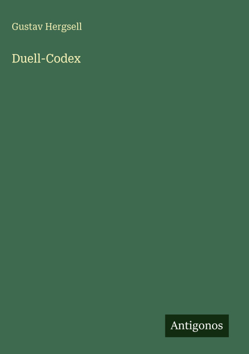 Knjiga Duell-Codex Gustav Hergsell