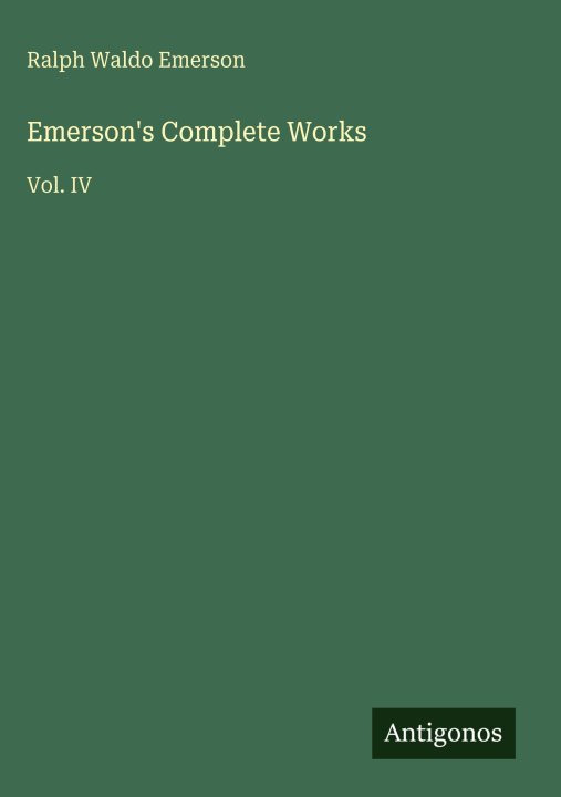 Kniha Emerson's Complete Works 