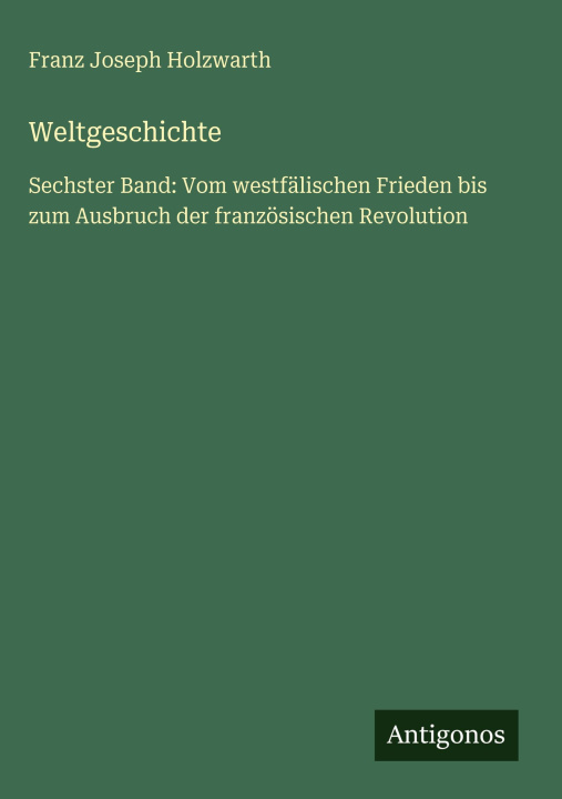 Knjiga Weltgeschichte 