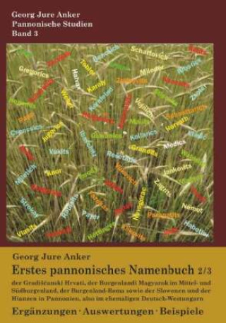 Buch Erstes pannonisches Namenbuch 2/3 Georg Jure Anker