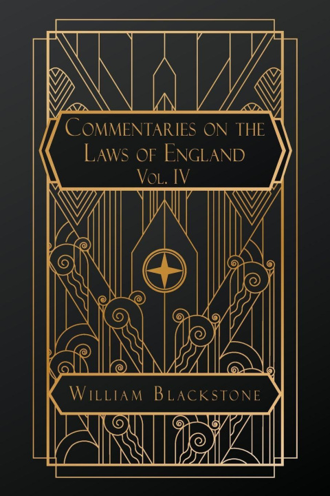 Book Commentaries on the Laws of England William Blackstone