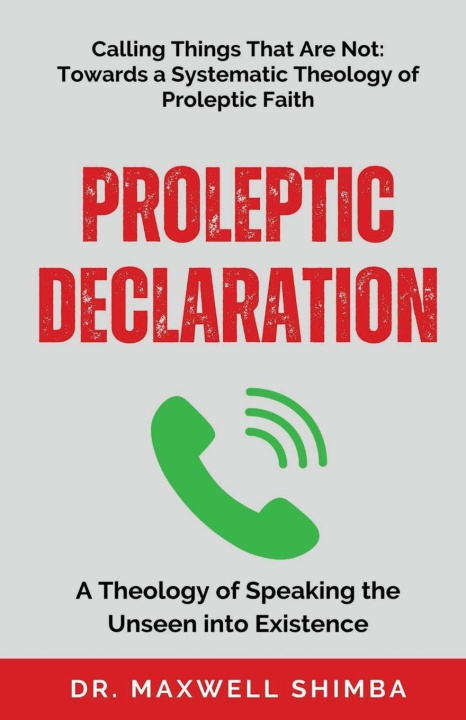 Kniha Proleptic Declaration Maxwell Shimba