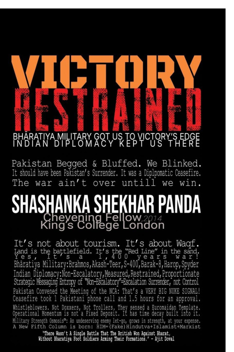 Knjiga Victory Restrained SHASHANKA SHEKHAR PANDA