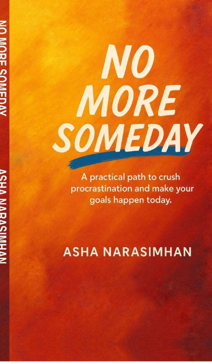 Kniha No More Someday Asha Narasimhan