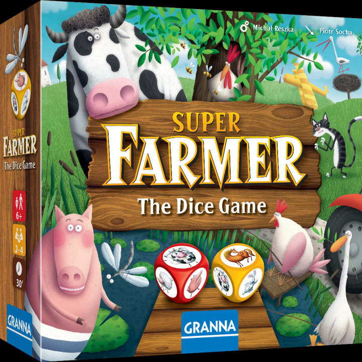 Gra/Zabawka Superfarmer. The Dice Game 