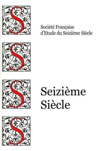 Kniha Seizième siècle (26), printemps 2025 
