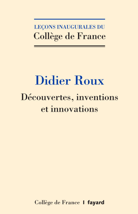 Книга DECOUVERTES, INVENTIONS ET INNOVATIONS ROUX DIDIER