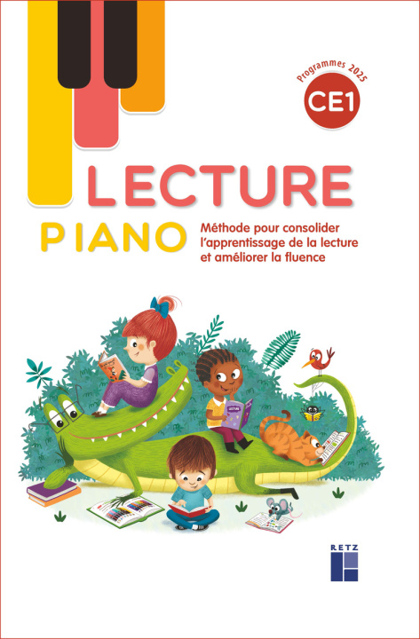Book Lecture Piano CE1 - manuel avec piano - Programmes 2025 Sandrine Monnier-Murariu
