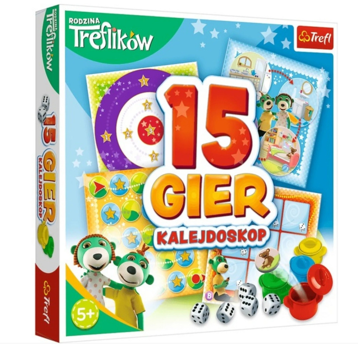 Kniha Gra Kalejdoskop 15 Trefliki 02823 