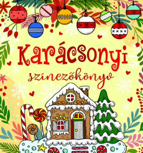 Книга Karácsonyi színezőkönyv 