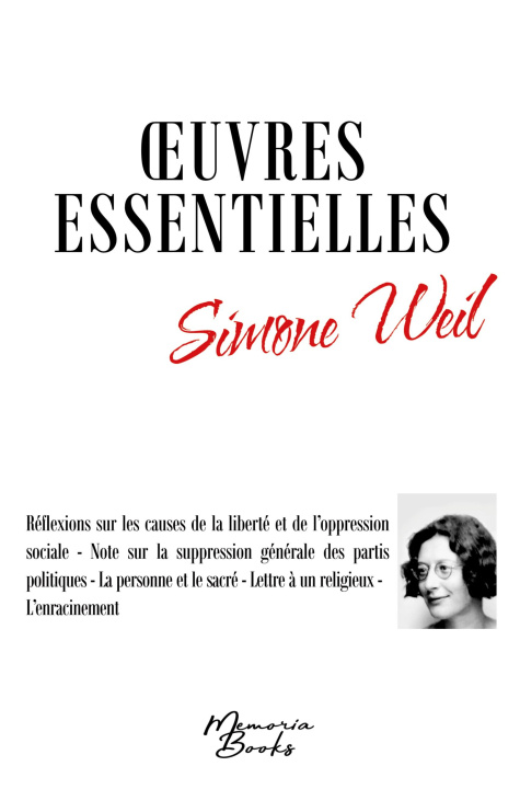 Book OEUVRES ESSENTIELLES DE SIMONE WEIL WEIL SIMONE