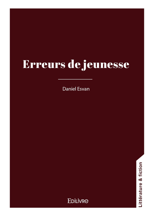 Buch Erreurs de jeunesse Daniel Esvan