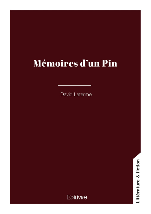Книга Mémoires d'un Pin David Leterme