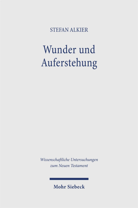 Livro Wunder und Auferstehung Stefan Alkier