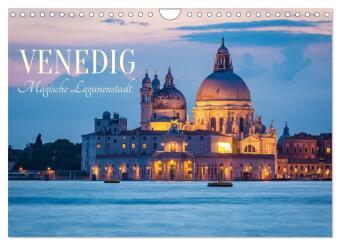 Kalendár/Diár Venedig - Magische Lagunenstadt (Wandkalender 2026 DIN A4 quer), CALVENDO Monatskalender Calvendo