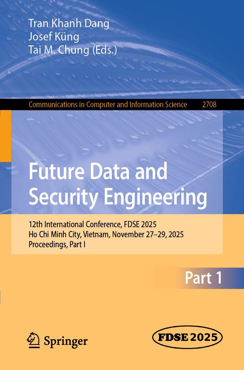 Book Future Data and Security Engineering Tran Khanh Dang