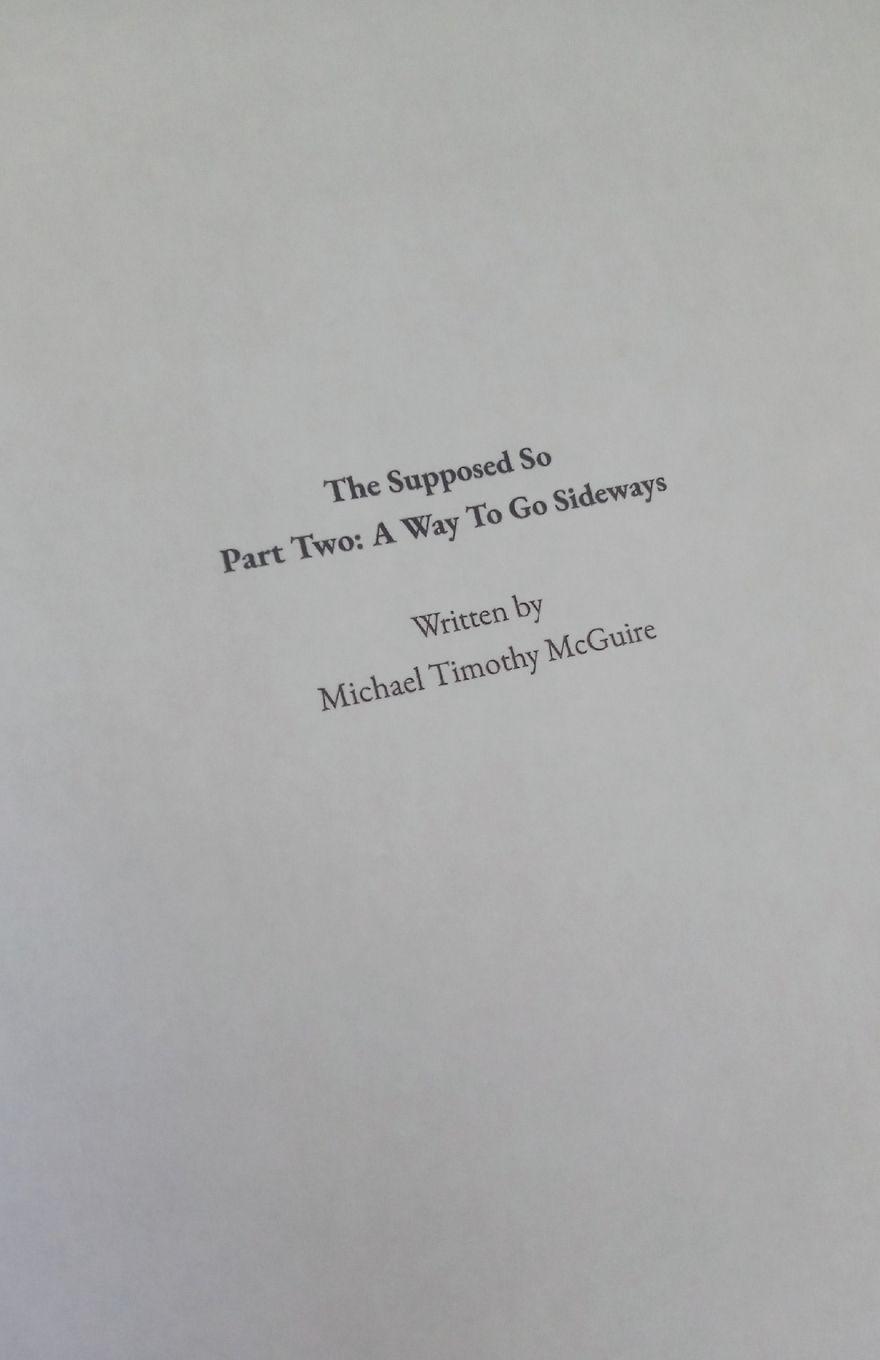 Kniha The Supposed So Part Two Michael Timothy McGuire