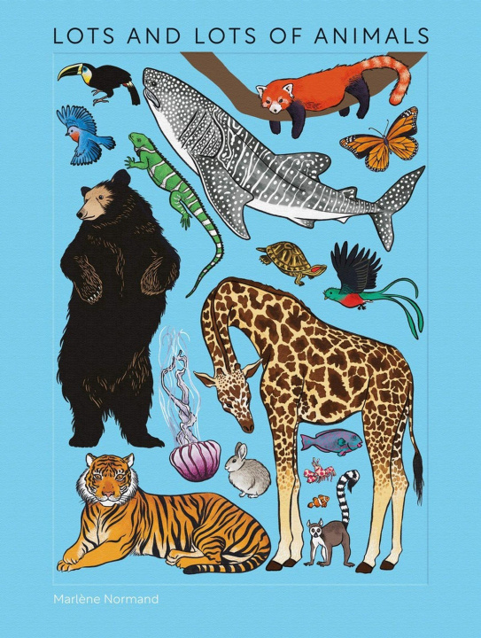 Kniha Lots and Lots of Animals Marlene Normand