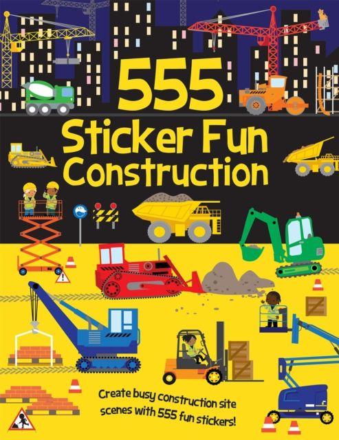 Libro 555 Sticker Fun Construction Dan Crisp