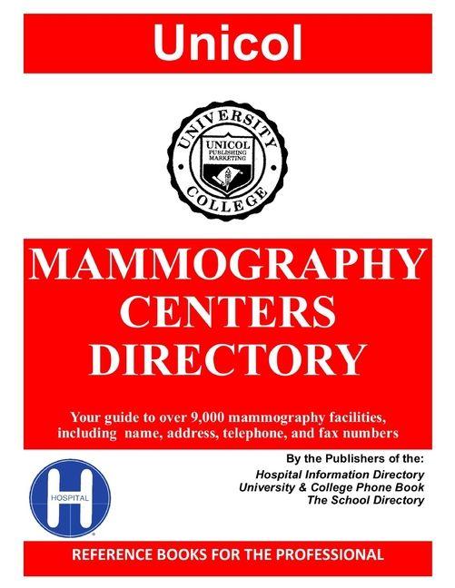 Kniha Mammography Centers Directory, 2026 Edition 