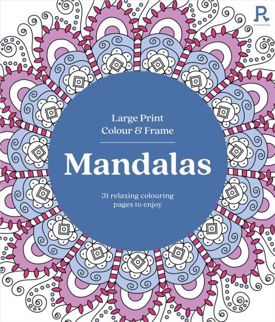 Carte Large Print Colour & Frame - Mandalas Richardson Puzzles and Games