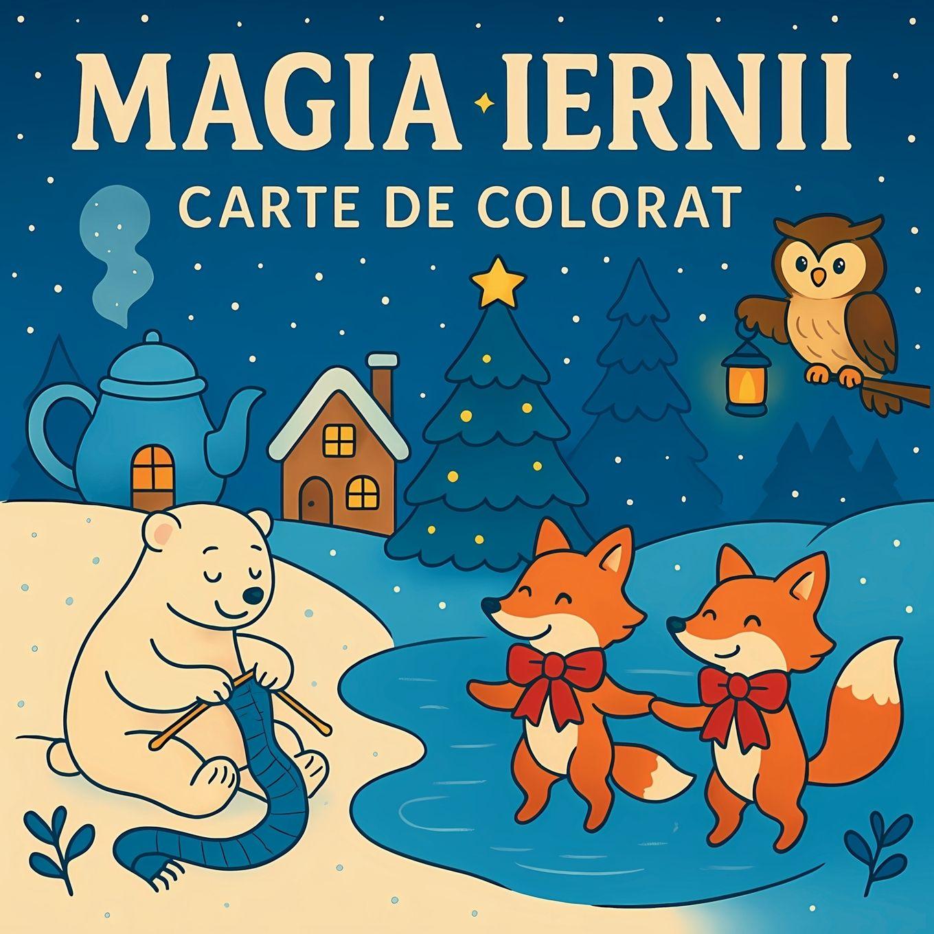 Knjiga Magia Iernii - Carte de Colorat Chris Martin