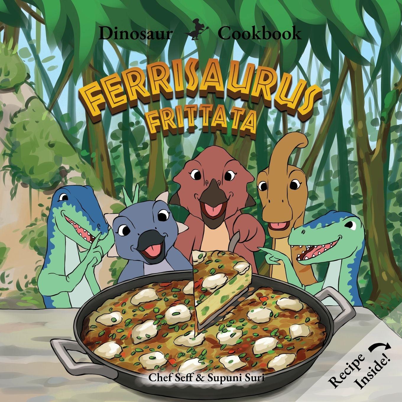 Carte Dinosaur Cookbook Chef Seff