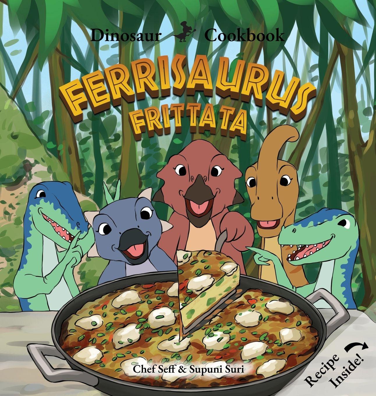 Kniha Dinosaur Cookbook Chef Seff