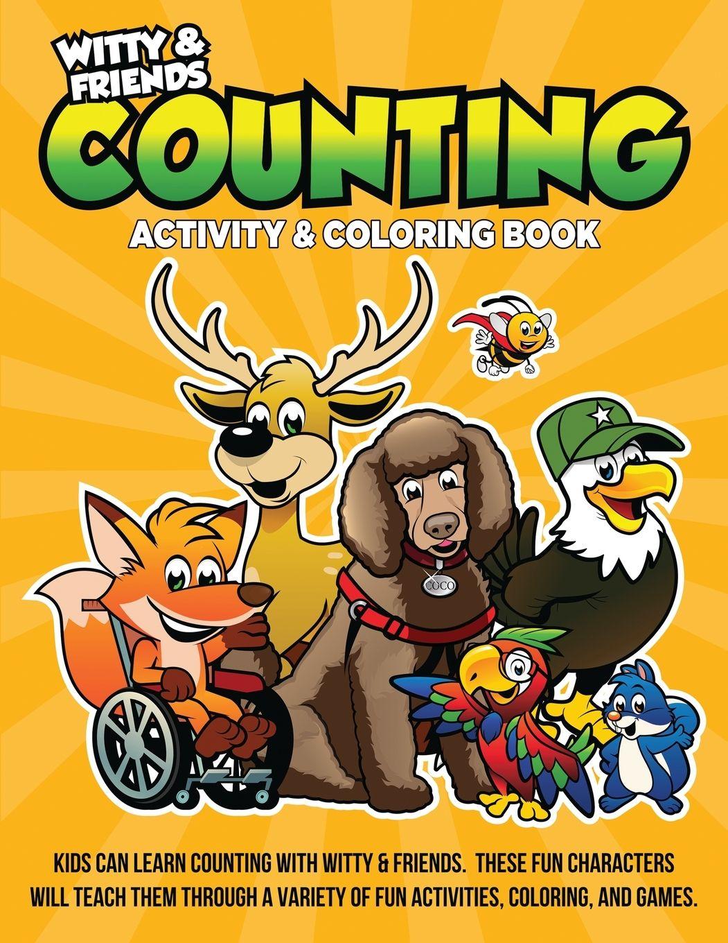 Kniha Counting Activity & Coloring Book QB Darla
