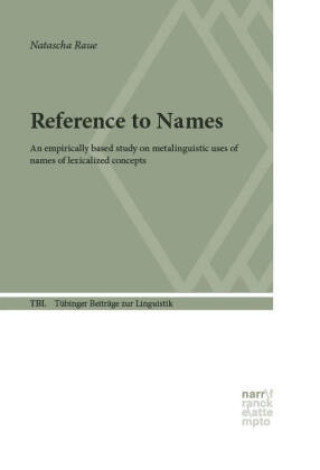 Kniha Reference to Names Natascha Raue