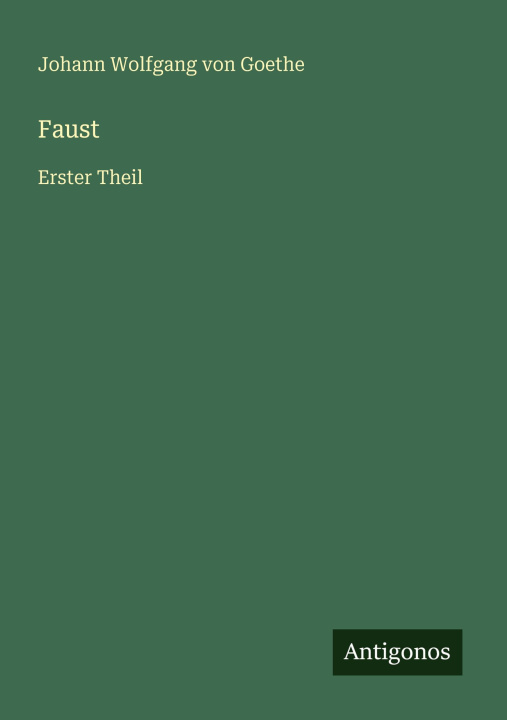 Knjiga Faust J. Goethe